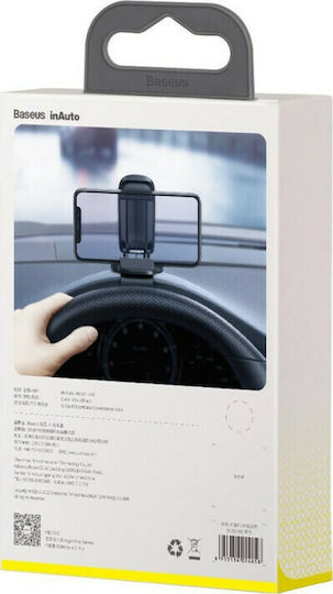 Baseus Big Mouth Pro Car Holder Car Mobile Mount with Clip-Peg Silver