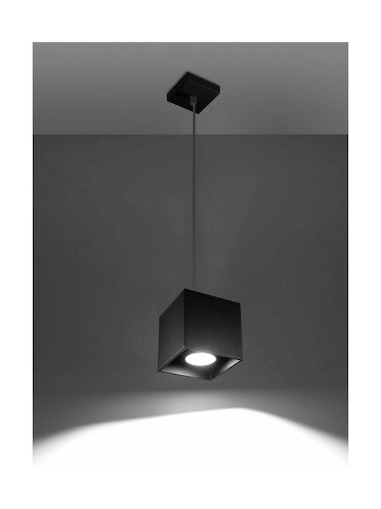 Sollux Quad 1 Pendant Light Single-Light for Socket GU10 Black