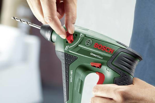 Bosch Uneo Maxx Impact Demolition Hammer Battery 18V 2x2.5Ah with Chuck SDS Plus 0603952327