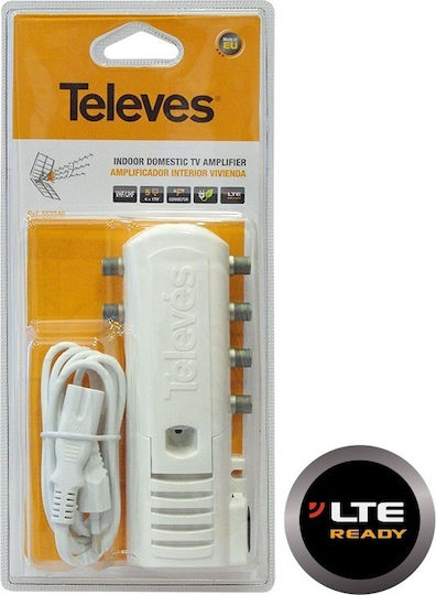 Televes "F" Domestic Amplifier 5 Outputs Ενισχυτής Γραμμής