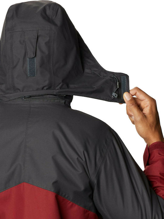 Bugaboo II 3 in 1 Men's Winter Jacket Waterproof Red