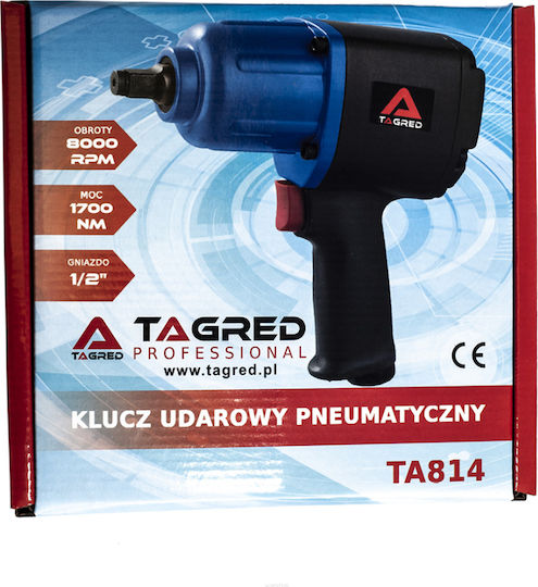 Tagred TA814 Αερόκλειδο 1/2" με Μέγιστη Ροπή 173.35kgm