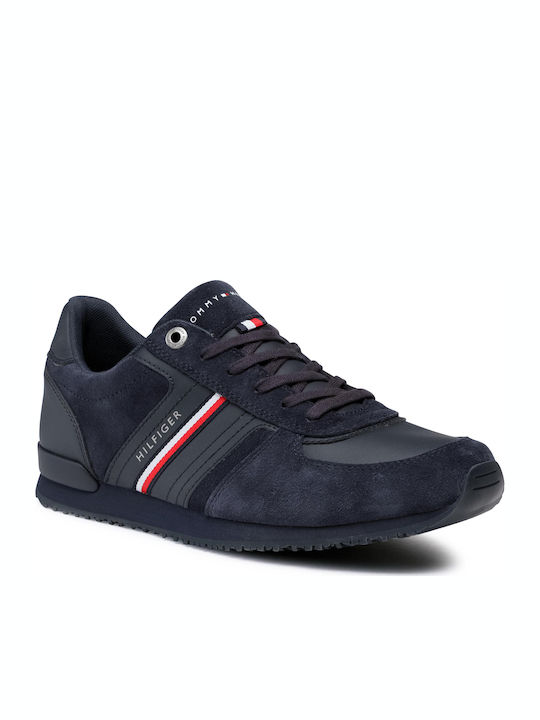 Tommy Hilfiger Casual Iconic Runner Ανδρικά Sneakers Μπλε