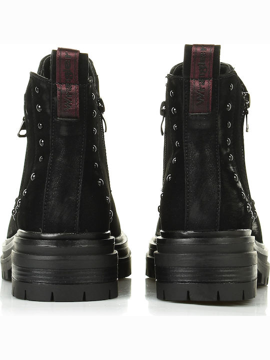 Women's Suede Boots Black