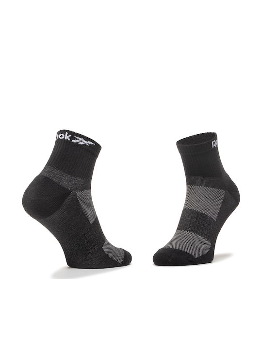 Reebok Active Foundation Αθλητικές Κάλτσες Μαύρες 3 Ζεύγη