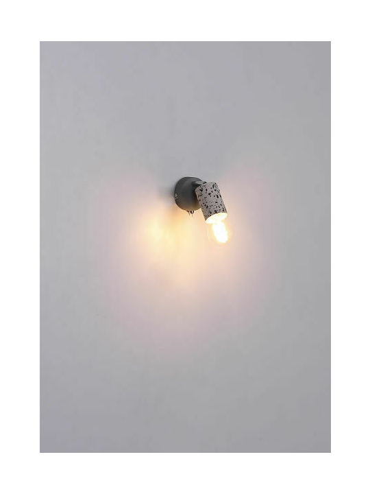 Globo Lighting Edmund Modern Lamp Wall and Switch Gray