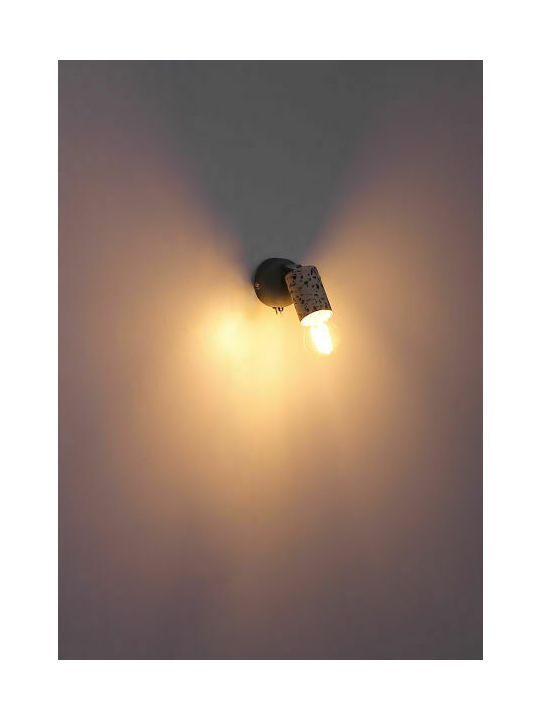 Globo Lighting Edmund Modern Lamp Wall and Switch Gray