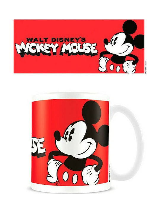 Pyramid International Disney-Mickey Mouse Cană Ceramică Roșie 1buc