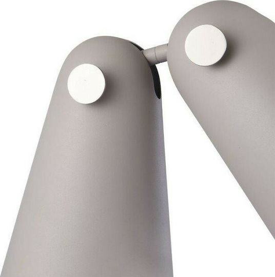 Maytoni Novara Metal Table Lamp for E14 Socket with Grey Shade and Base