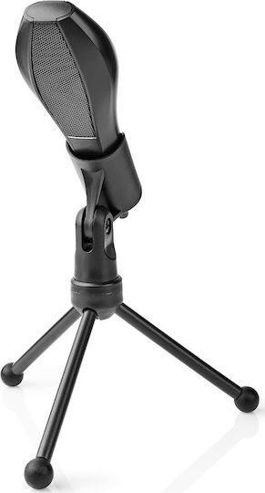 Nedis MICTU100BK Πυκνωτικό Μικρόφωνο USB Επιτραπέζιο Black