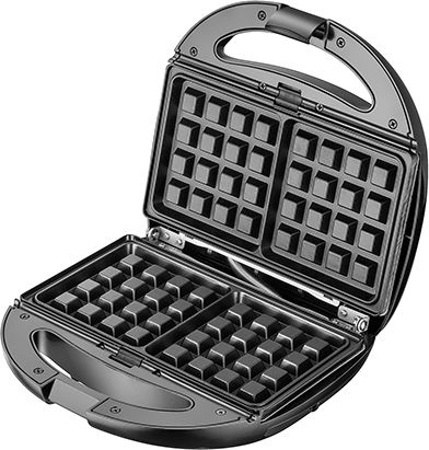 Adler Sandwich Maker with Removable Plates for for 2 Sandwiches Sandwiches 1200W Inox