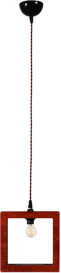 ARlight Pendant Light Brown with Socket E27 37x5x97cm