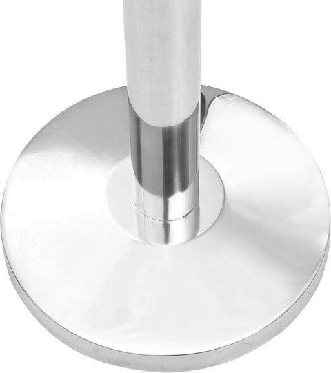 vidaXL Safety Barrier Post Silver with Strap 2mx93cm 51160