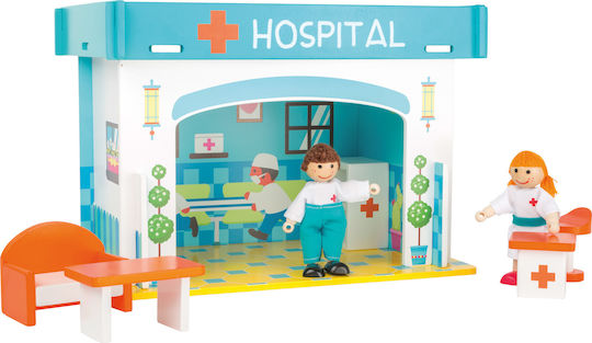 Small Foot Playhouse Hospital with Accessories Furniture for Dollhouse