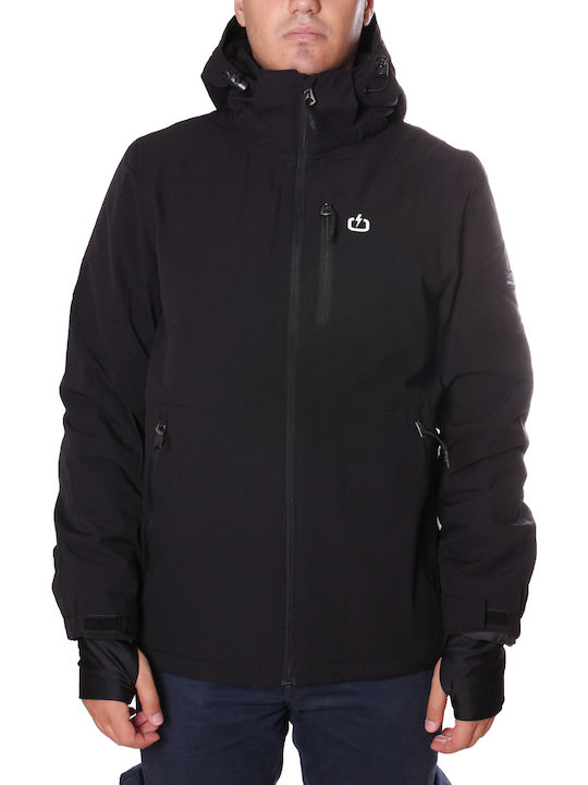 Emerson Herren Winter Jacke Lässig Schwarz