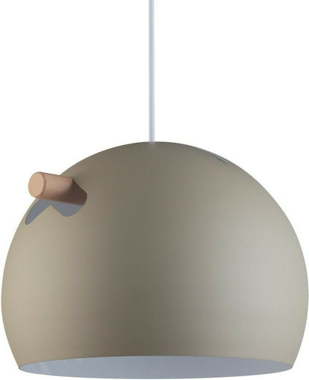 Hatzipantos Stores Pendant Light Brown with Socket E27 29cm