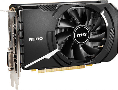 MSI GeForce GTX 1650 4GB GDDR6 D6 Aero ITX OCV1 Κάρτα Γραφικών PCI-E x16 3.0 με HDMI και DisplayPort