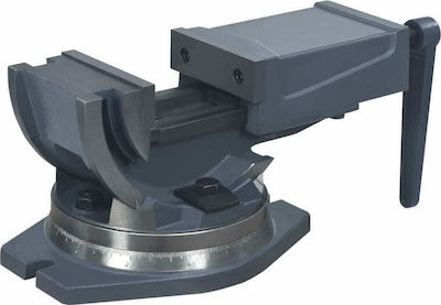 vidaXL Κεκλιμένη 2 Αξόνων Stable Base Vise 100mm 145390