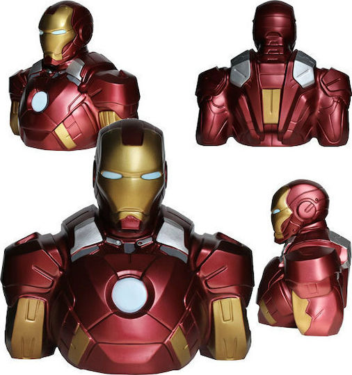 Semic Παιδικός Κουμπαράς Πλαστικός Iron Man Κόκκινος 22cm