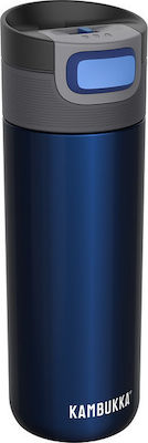 Kambukka Etna Flasche Thermosflasche Rostfreier Stahl BPA-frei Midnight 500ml mit Mundstück 11-01005