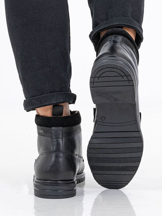 Thomas Flex Lth Leather Black Boots