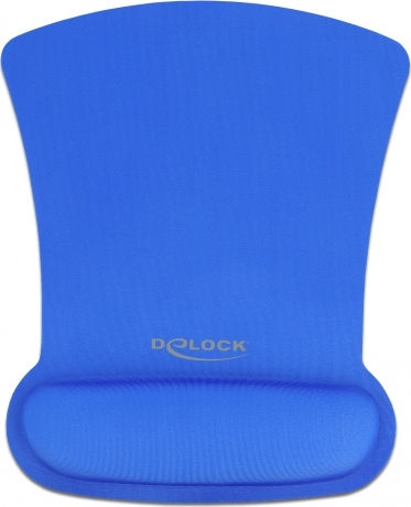 DeLock 12699 Padel Pentru Mouse (255mm) Cu Suport Pentru Încheietura Mâinii Albastru
