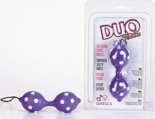 Seven Creations Duo Balls Κολπικές Μπάλες Μωβ