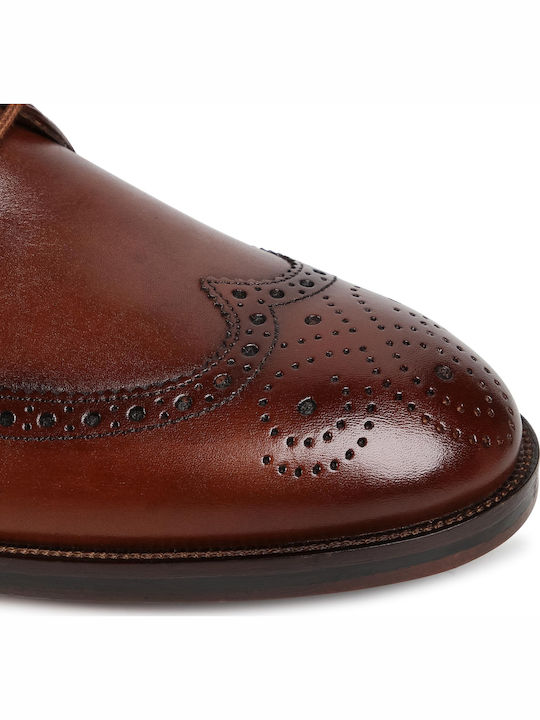 Oliver Wing Men's Leather Oxfords Brown