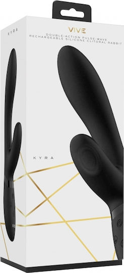 Vive Kyra Vibrator Rabbit Black