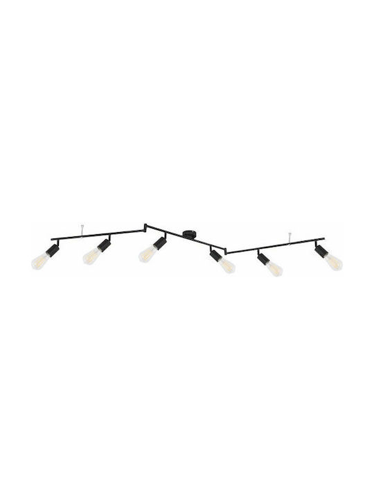 Globo Lighting Martha Modern Metall Deckenleuchte mit Fassung E27 Schwarz