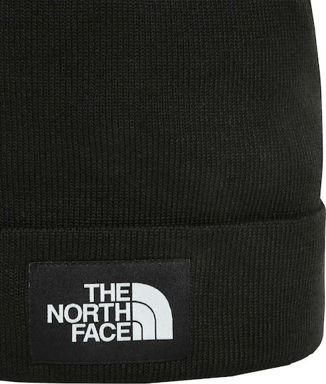 Dock Worker Recycled Beanie Unisex Σκούφος Πλεκτός σε Μαύρο χρώμα