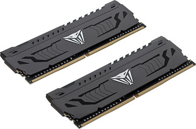 Patriot Viper Steel 16GB DDR4 RAM cu 2 module (2x8GB) și Viteză 3600 pentru Desktop