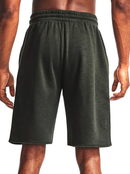 Under Armour Project Rock Charged Men's Athletic Shorts Green / Black