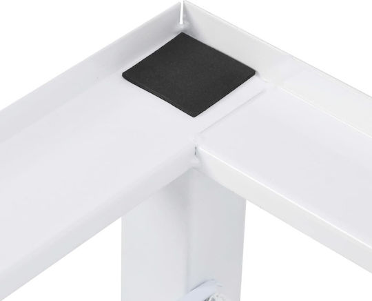 vidaXL 51196 Base For Washer/Dryer made of Stainless Steel with Drawer 124x61.5εκ. 1pcs