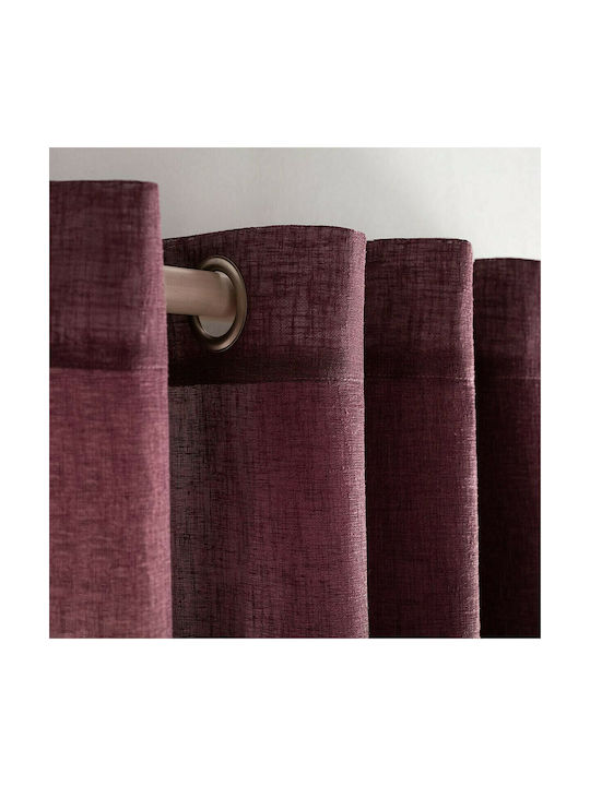 Gofis Home Curtain with Grommet Sangria Burgundy 502/12 2005502120001 140x280cm