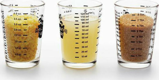Kitchen Craft Γυάλινος Δοσομετρητής Κουζίνας Mini 120ml