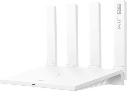 Huawei WiFi AX3 (Quad-core) v2 Drahtlos Router Wi-Fi 6 mit 3 Anschlüssen Gigabit Ethernet