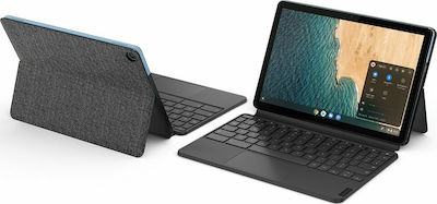 Lenovo Chromebook Duet (US Keyboard) 10.1" Таблет с WiFi (4ГБ/128ГБ) Ice Blue + Iron Grey