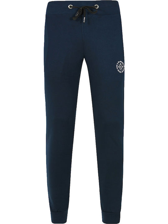 Paco & Co Men's Sweatpants with Rubber Navy Blue