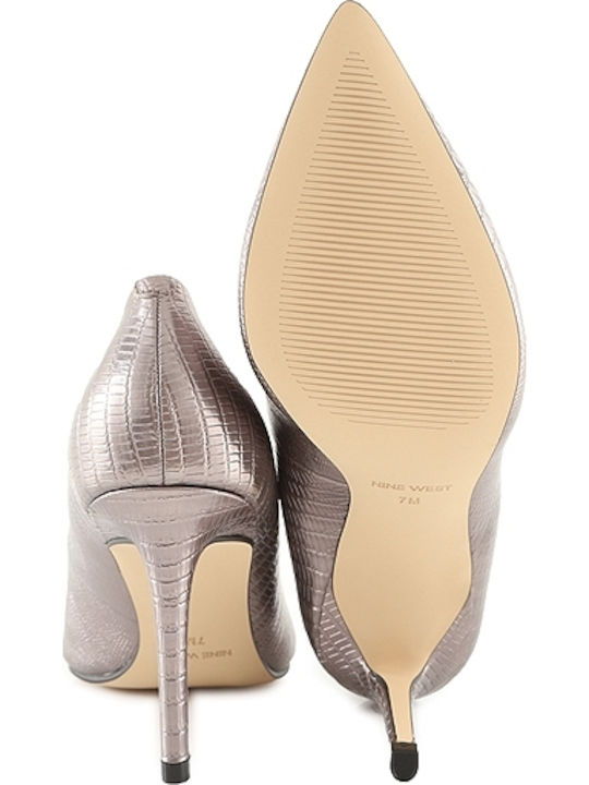 Nine West Ezra Pantofi cu toc cu Toc Stiletto Argintiu