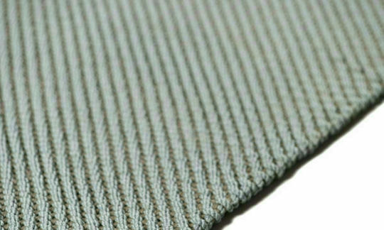 Tapicap Diagonio Handgefertigt Teppich Außenbereich Rechteckig Synthetisch,Polyester/Cotton/Leather mit Fransen Ciel-Beige