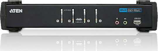 Aten 4-Port USB DVI/Audio KVMP