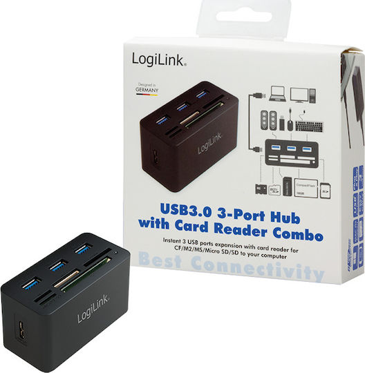 LogiLink Card Reader USB 3.0 για SD/microSD/MemoryStick/CompactFlash