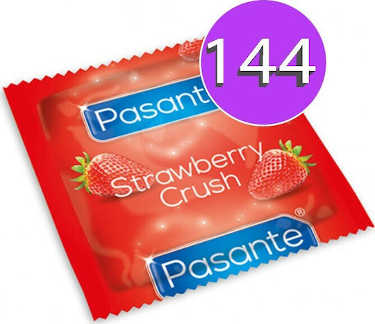 Pasante Προφυλακτικά Strawberry Crush 144τμχ 53mm Strawberry