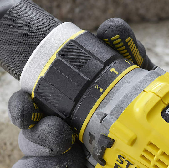 Stanley Fatmax Κρουστικό Δραπανοκατσάβιδο Μπαταρίας Brushless 18V 2x2Ah