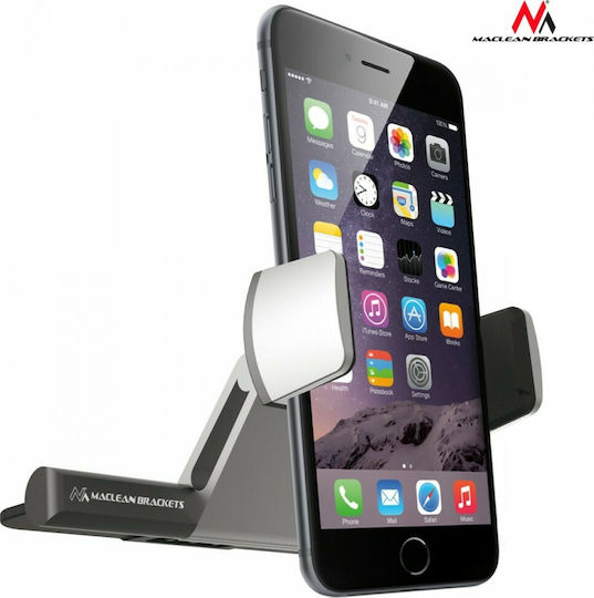 Maclean Car Phone Holder Car Mobile Mount with Adjustable Hooks Black