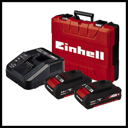 Einhell TE-CD 18/50 Li-i BL Percussive Battery Brushless Drill Driver 18V 2x2Ah