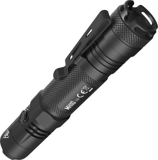 NiteCore Επαναφορτιζόμενος Φακός LED IP68 με Μέγιστη Φωτεινότητα 1200lm MH10V2
