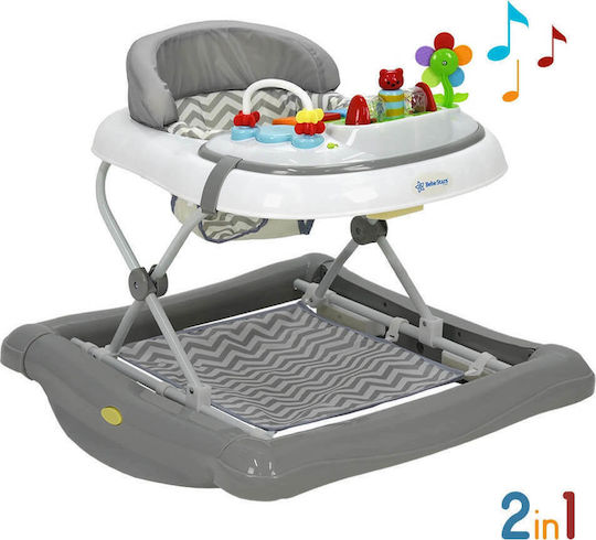 Bebe Stars Στράτα Play 2 in 1 με Μουσική για 6+ Μηνών Γκρι