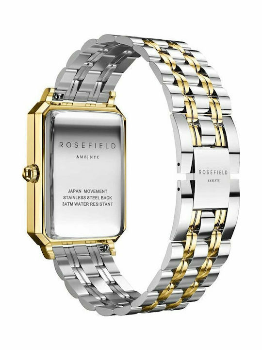 Rosefield The Elles Women's Watch with Silver Metal Bracelet